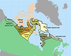 Image result for Inuit Map of Canada