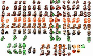 Image result for Mario 3D Sprite Sheet