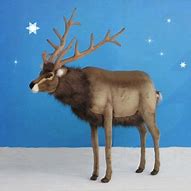 Image result for Life-Size Plush Reindeer