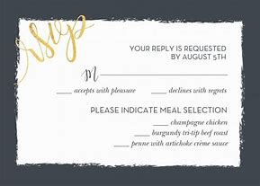 Image result for Wedding RSVP Wording