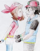 Image result for Pokemon Ash First Kiss