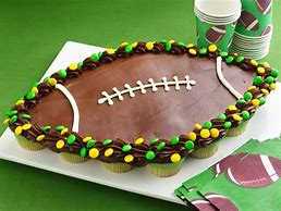 Image result for Football Pull Apart Cupcakes