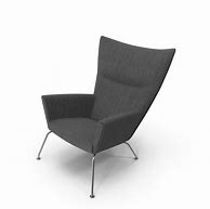 Image result for Grey Wingback Chair