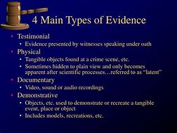 Image result for Evidence Meaning