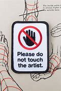 Image result for Do Not Touch Velcro Patch