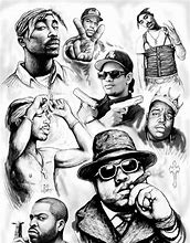 Image result for Rapper Sketch Drawings