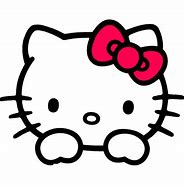 Image result for Hello Kitty LV Head Silhouette PNG