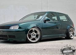 Image result for Dark Green Golf MK4