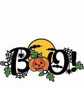 Image result for Halloween Boo Signs Clip Art