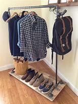 Image result for Black Pipe Clothes Rack