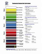 Image result for Belts in Taekwondo