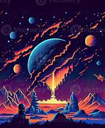 Image result for Deep Space Pixel Art