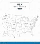 Image result for Outline of USA with States