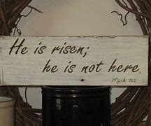 Image result for He Is Risen Mark 16