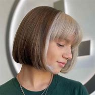 Image result for Short Graduated Bob with Bangs