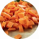 Image result for Vegetables Diced Carrots