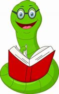 Image result for Reading Worm Clip Art