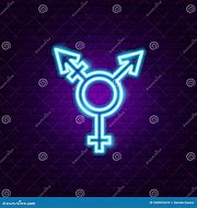 Image result for Neon Sign Trans Flag