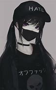 Image result for Anime Girl with Smile Mask