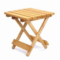 Image result for Solid Wood Table Foldable