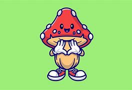 Image result for Cute Cartoon Mushroom