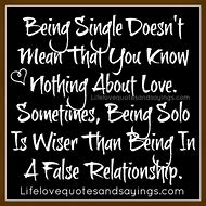 Image result for I AM Single Quotes