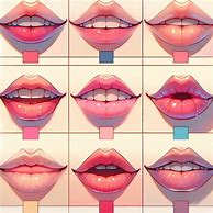 Image result for Aesthetic Anime Lips