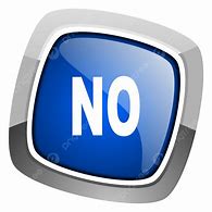 Image result for No Button Icon