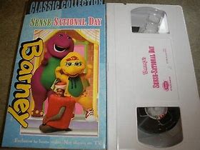 Image result for Barney Sesame Sational Day VHS 2000