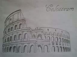 Image result for Coliseum Drawing