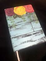 Image result for Hardcover Journal Hand Painted Cover