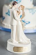 Image result for Wedding Cake Toppers Bride and Groom