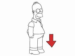 Image result for Homer Simpson Illustration