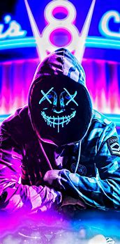 Image result for Neon Purge Mask Wallpaper