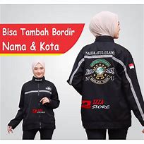 Image result for Contoh Nama Bordir Di Belakang Jaket