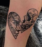 Image result for Broken Heart Black Rose Tattoo