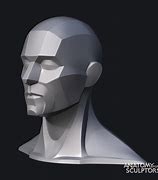 Image result for Male Human Head 3D Model