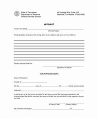 Image result for VA Affidavit Form