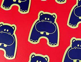 Image result for Hippo Stickers