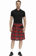 Image result for Red and Black Plaid Kilt