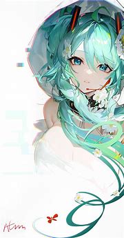 Image result for Hatsune Miku Anime Girl Blue