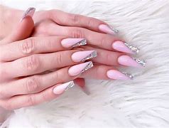 Image result for Pink and Teal Nails