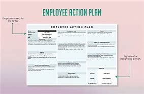 Image result for Action Plan Template for Employee