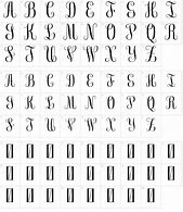 Image result for Monogramming Fonts