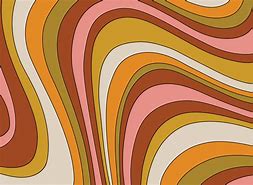 Image result for Seventies Green and Orange Swirl