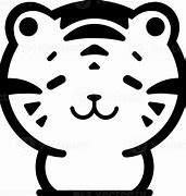 Image result for Cute Tiger Doodle