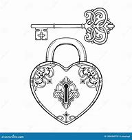 Image result for Heart Locket Tattoo Flash