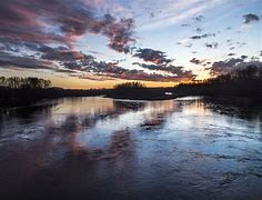 Image result for Sunset River Moon