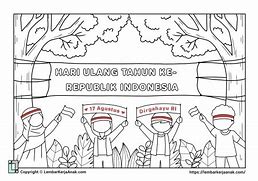 Image result for Gambar Untuk Mewarnai 17 Agustus