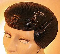 Image result for Plastic Devo Wig